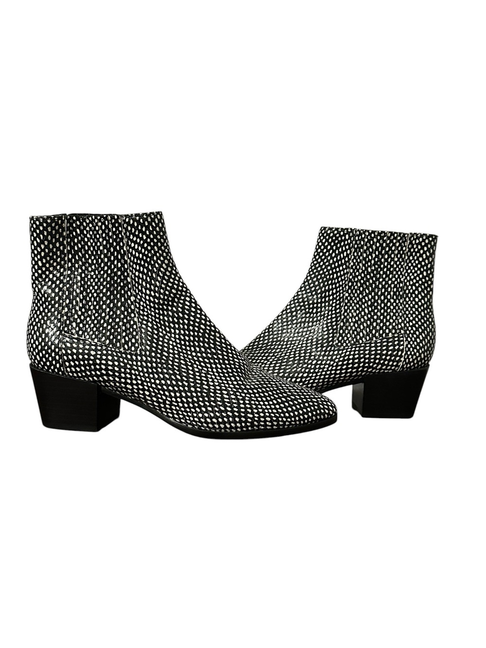rag & bone Women’s Rover Chelsea Ankle Boots snakeskin embossed leather Size 39 - Picture 5 of 9